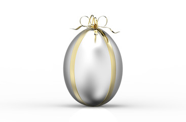 Pisanka na białym tle © CUKMEN