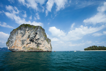 Fototapeta na wymiar rocks and sea in Krabi Thailand
