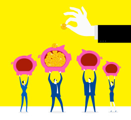 Put money in one place / Put money in one place is a big risk.