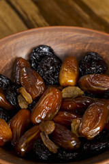 dried fruits in a plate