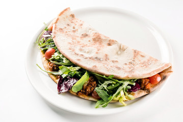 sandwich pizza