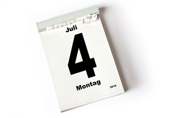 4. Juli 2016