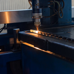 cutting stencilled patterns into metal