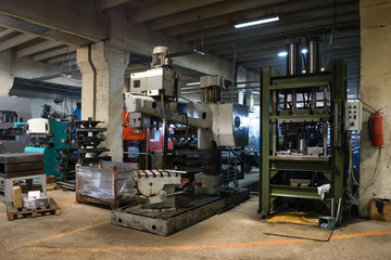 view of industrial machinery - obrazy, fototapety, plakaty