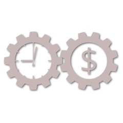 Time is money, Business gears concept 