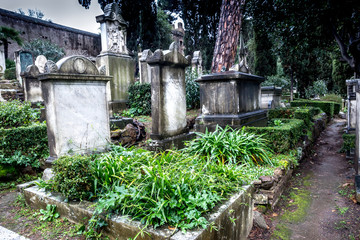 Fototapeta premium Cimitero Acattolico Roma