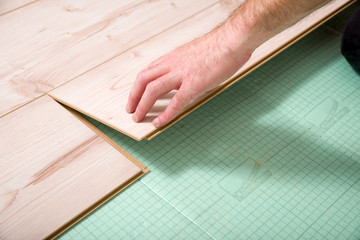 Laminat verlegen