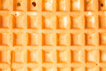Nahaufnahme einer Waffel