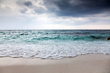 beautiful beach and tropical sea