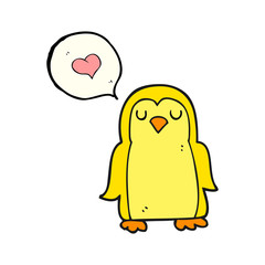 speech bubble cartoon bird