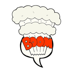speech bubble cartoon explosion
