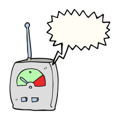 speech bubble cartoon science equipment