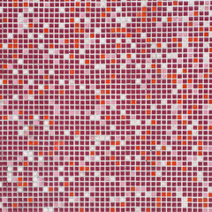 Pink color mosaic wall