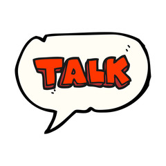 speech bubble cartoon talk symbol