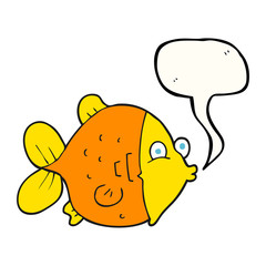 speech bubble cartoon funny fish