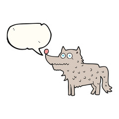 speech bubble cartoon dog