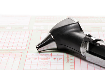 Otoscope for ear examination