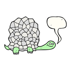 speech bubble cartoon tortoise