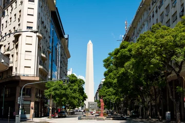 Poster Obelisco (Obelisk), Buenos Aires Argentinien © Henrik Dolle