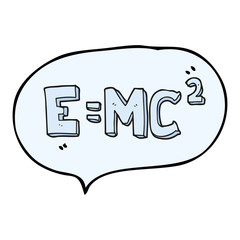 speech bubble cartoon science formula