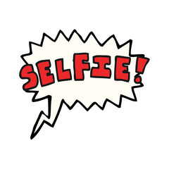 speech bubble cartoon selfie symbol