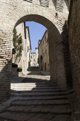 Fototapeta premium Serra de 'Conti - Marche - Włochy