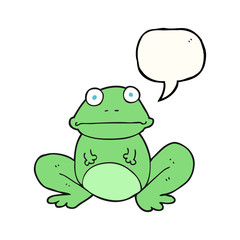 speech bubble cartoon frog
