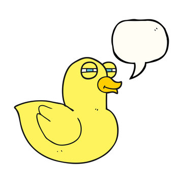 speech bubble cartoon funny rubber duck