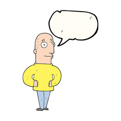speech bubble cartoon content man