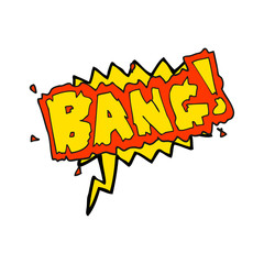 speech bubble cartoon bang symbol