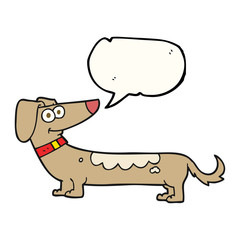 speech bubble cartoon dog
