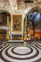 Obraz premium Jerusalem. Israel. Place the appearance of Christ to Mary Magdalene.