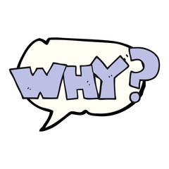 speech bubble cartoon shout WHY?