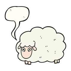 speech bubble cartoon farting sheep