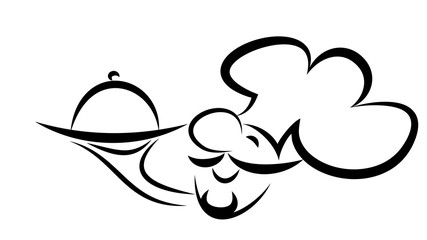 kucharz logo wektor © Rzoog