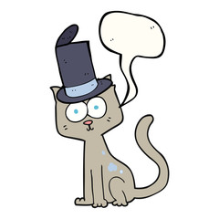speech bubble cartoon cat