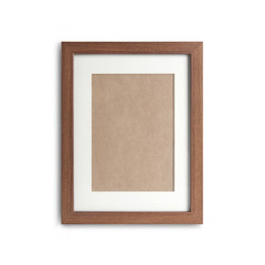 Fototapeta premium blank frame on a white background