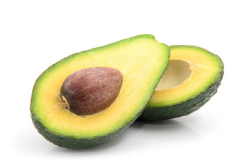 Avocado isolated on white