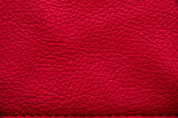 Red leather background