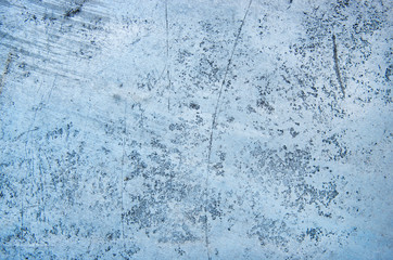 Scratched metal surface