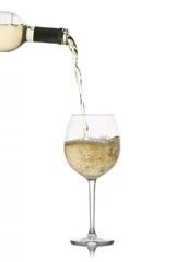 Abwaschbare Fototapete white wine © winston
