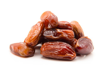 Dates isolated on white background