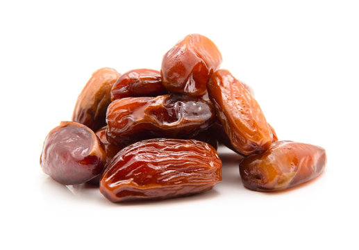 Dates isolated on white background