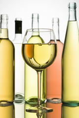 Obrazy na Plexi  białe wino