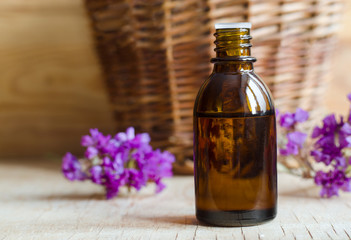 Small bottle of essential oil (herbal tincture)
