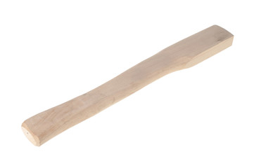 wooden handle isolated on white