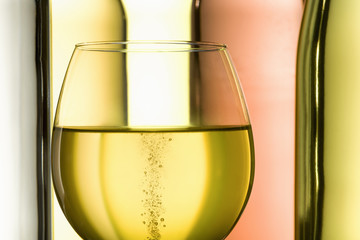 Obrazy na Plexi  białe wino