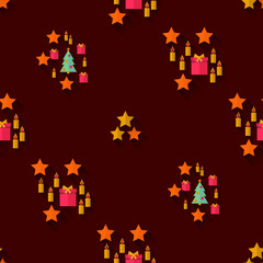Christmas seamless pattern