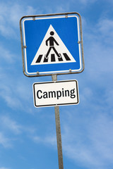 Schild 80 - Camping
