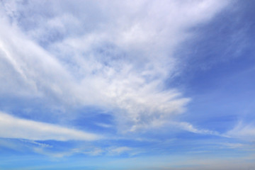 Blue sky with clouds for background